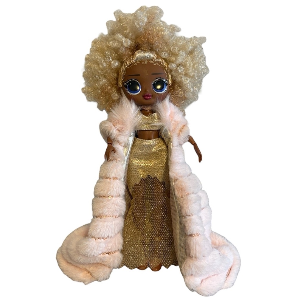 L.O.L. Surprise! Holiday OMG Fashion Doll 2021 Collector NYE Queen Gold and Pink